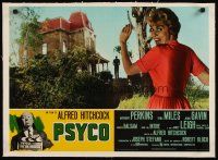 3s248 PSYCHO linen Italian photobusta R70s classic image of Perkins by house + scared Janet Leigh