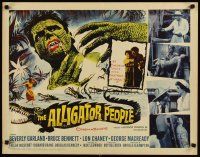 3t058 ALLIGATOR PEOPLE 1/2sh '59 Beverly Garland, Lon Chaney Jr., they'll make your skin crawl!