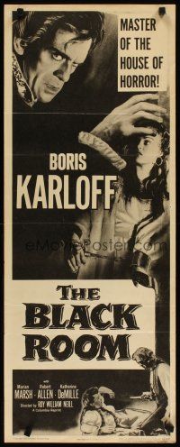 3t017 BLACK ROOM insert R55 Boris Karloff is the master of the house of horror!