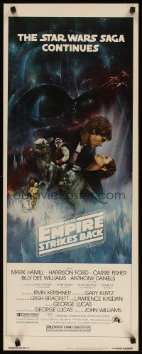 3t031 EMPIRE STRIKES BACK insert '80 George Lucas classic, Gone with the Wind art by Roger Kastel!