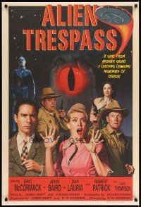 3t012 ALIEN TRESPASS complete set of 4 movie posters '09 creepying, crawling nightmare of terror!