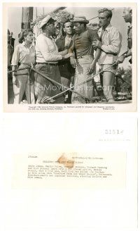 3w409 CREATURE FROM THE BLACK LAGOON 8x10 still '54 native tells how monster killed his brother!