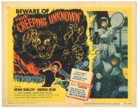 3w187 CREEPING UNKNOWN TC '56 wacky creature who's coming to wipe out all living things!