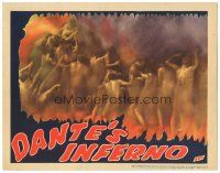 3w247 DANTE'S INFERNO LC '35 wild image of naked bodies writhing in Hell from dream sequence!