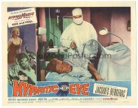 3w270 HYPNOTIC EYE LC #3 '60 Jacques Bergerac, c/u of doctor operating on disfigured woman!
