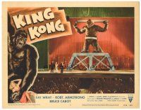3w281 KING KONG LC #3 R56 best image of giant ape chained on stage in front of huge crowd!