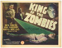 3w194 KING OF THE ZOMBIES TC '41 Dick Purcell & Joan Woodbury, Mantan Moreland, WWII undead horror
