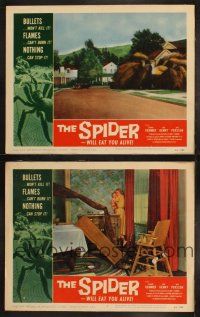 3w180 SPIDER 2 LCs '58 cool special effects scenes of the giant insect attacking!