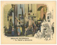3w203 THIEF OF BAGDAD LC '24 barechested Douglas Fairbanks standing in public square w/arm raised!