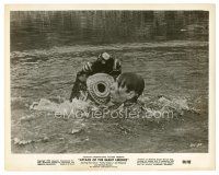 3w411 GIANT LEECHES 8x10.25 still '59 close up of wacky monster attacking man in water!