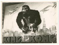 3w029 KING KONG French 7x9.5 still R50s incredible different image of huge theater display!