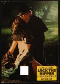 3w082 JACK THE RIPPER 4 German LCs '79 Jess Franco, Klaus Kinski, serial killer horror!