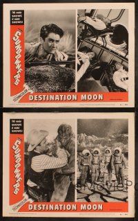 3w156 SUNDOWNERS/DESTINATION MOON 4 LCs '54 western/sci-fi double-feature, the show of shows!