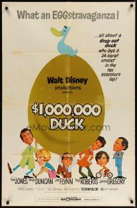 3x002 $1,000,000 DUCK 1sh '71 everyone quacks up at Disney's 24-karat layaway plan!