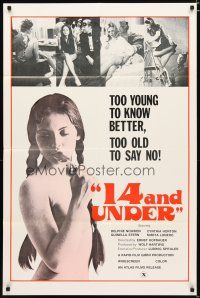3x006 14 & UNDER 1sh '73 Ernst Hofbauer, too young to know better, too old to say no!