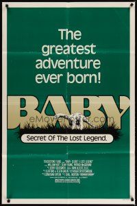 3x052 BABY 1sh '85 cool dinosaur adventure, secret of the lost legend!
