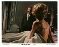 3y409 DETECTIVE color 11x14 still '68 Frank Sinatra smiles at sexy naked Lee Remick in bed!