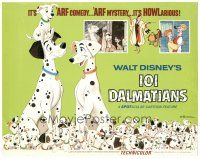 3y190 ONE HUNDRED & ONE DALMATIANS TC R69 most classic Walt Disney canine family cartoon!