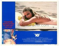 3y254 '10' LC #2 '79 Blake Edwards, sexiest close up of Bo Derek with cornrows on beach!