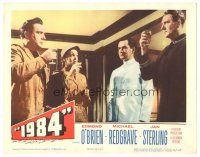 3y255 1984 LC '56 Edmond O'Brien, Jan Sterling & Michael Redgrave toast in George Orwell classic!