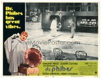 3y262 ABOMINABLE DR. PHIBES LC #7 '71 Vincent Price & His Dr. Phibes Clockwork Wizards!