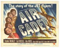 3y090 AIR CADET TC '51 the story of U.S. Air Force jet pilots, cool airplane art!