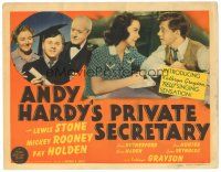 3y095 ANDY HARDY'S PRIVATE SECRETARY TC '41 Mickey Rooney, young Kathryn Grayson in 1st role!
