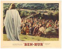 3y312 BEN-HUR LC #4 '60 a crowd listens to Jesus deliver the Sermon on the Mount, Wyler classic!