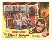 3y321 BLACK KNIGHT LC '54 Alan Ladd & Patricia Medina are married by the King!