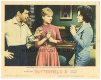 3y345 BUTTERFIELD 8 LC #8 '60 Elizabeth Taylor approves Eddie Fisher's proposal to Susan Oliver!