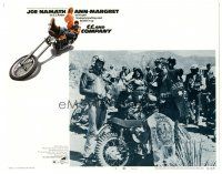 3y346 C.C. & COMPANY LC #3 '70 great image of Joe Namath by motorcycle with biker gang!
