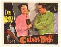 3y389 CUBAN PETE LC #5 R52 image of Desi Arnaz smiling at sexy blonde Joan Fulton!