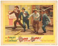 3y393 DANCE WITH ME HENRY LC #7 '56 Lou Costello running with three other guys!