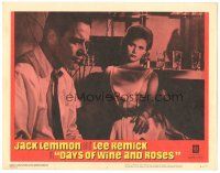 3y400 DAYS OF WINE & ROSES LC #1 '63 Blake Edwards, c/u of alcoholics Jack Lemmon & Lee Remick!