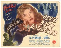 3y125 DEVIL BAT'S DAUGHTER TC '46 sexy Rosemary La Planche is cursed by the brand of the vampires!