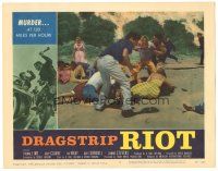 3y423 DRAGSTRIP RIOT LC #1 '58 youth gone wild, classic biker gang border artwork!