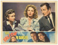 3y451 FALCON IN DANGER LC '43 detective Tom Conway with pretty Jean Brooks & Elaine Shepard!