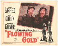 3y473 FLOWING GOLD LC #3 R48 c/u of John Garfield & Cliff Edwards working the oil fields!