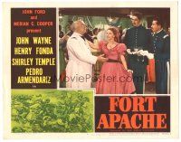 3y478 FORT APACHE LC #4 '48 Guy Kibbee looks amazed when cut in while dancing with Shirley Temple!