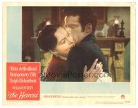 3y535 HEIRESS LC #1 '49 William Wyler, c/u of Olivia de Havilland & Montgomery Clift hugging!