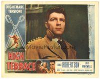 3y543 HIGH TERRACE LC '56 Dale Robertson, English mystery that clutches you like a nightmare!