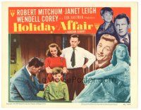 3y545 HOLIDAY AFFAIR LC #3 '49 Janet Leigh, Robert Mitchum, Wendell Corey & Gordon Gebert!