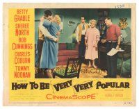 3y559 HOW TO BE VERY, VERY POPULAR LC #4 '55 sexy college students Betty Grable & Sheree North!