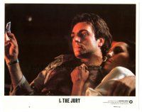 3y566 I, THE JURY LC #3 '82 close up of Armand Assante as Mike Hammer & Barbara Carrera!