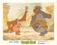 3y600 JUNGLE BOOK LC R78 Disney cartoon classic, wacky image of Baloo & King Louie dancing!