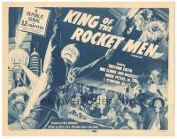3y160 KING OF THE ROCKET MEN TC R56 great art of funky space man + serial movie scenes!