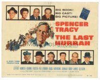 3y162 LAST HURRAH TC '58 John Ford, images of Spencer Tracy, Jeffrey Hunter!