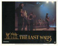3y620 LAST WALTZ LC #7 '78 Robby Robertson & The Band performing on stage, Martin Scorsese