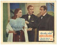 3y624 LETTER TO THREE WIVES LC #3 '49 Linda Darnell with young Kirk Douglas & Paul Douglas!