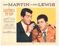 3y631 LIVING IT UP LC #1 '54 Dean Martin pokes Jerry Lewis in the eye with stethoscope!